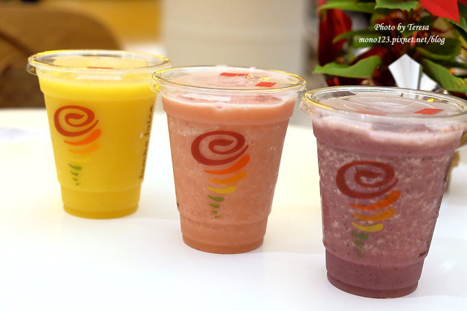 台中西屯︱Jamba Juice．來自加州第一品牌的果昔，以水果搭配雪波、果汁或是優格所製成，香濃滑順好喝 @QQ的懶骨頭
