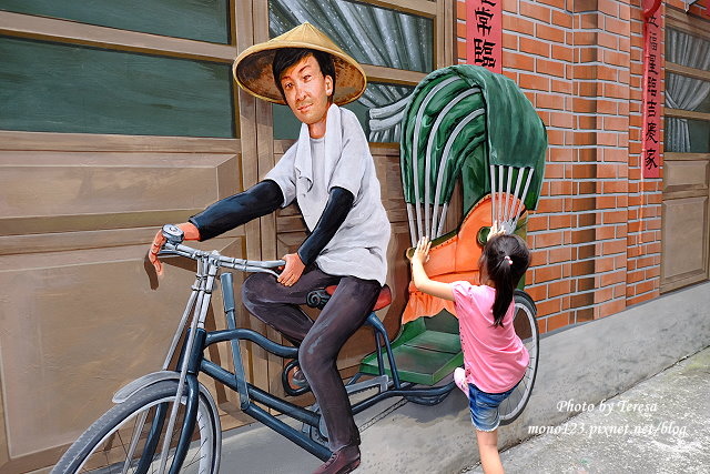 【台中沙鹿】沙鹿美仁里彩繪村．全台第一個復古彩繪村，回味50年代的台灣，超適合拍照打卡 @QQ的懶骨頭