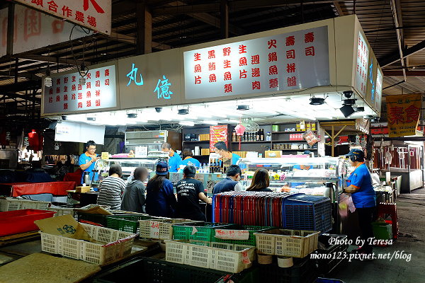 台中北屯︱丸億生魚片壽司．黃昏市場裡的日式料理，價格平實新鮮又美味，現在還有下午茶套餐，很超值 @QQ的懶骨頭