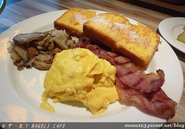【台中西區．早午餐】N.Y. BAGELS CAFE．好吃早午餐推薦 @QQ的懶骨頭