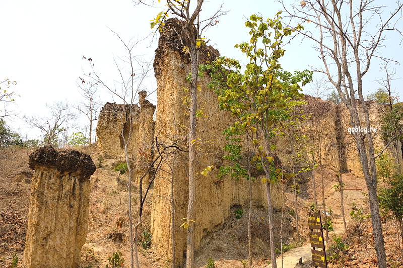 泰國清邁︱ Pha Chor帕丘 vs 美旺樂象園．清邁近郊的神秘景點，河床沖積風化後形成30公尺高陡峭巨石奇景，壯觀度雖然少了一點，但很值得一看 @QQ的懶骨頭