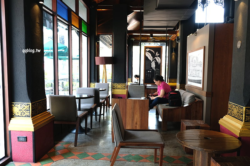 泰國清邁︱ Starbucks ＠ Kad Farang Village．全球唯一的蘭納式建築星巴克，星巴克迷必訪景點之一 @QQ的懶骨頭