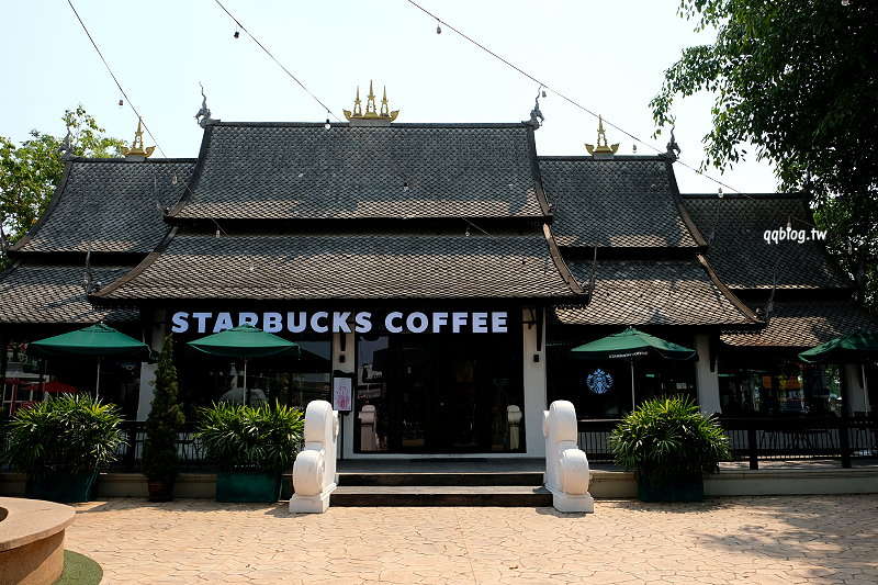 泰國清邁︱ Starbucks ＠ Kad Farang Village．全球唯一的蘭納式建築星巴克，星巴克迷必訪景點之一 @QQ的懶骨頭