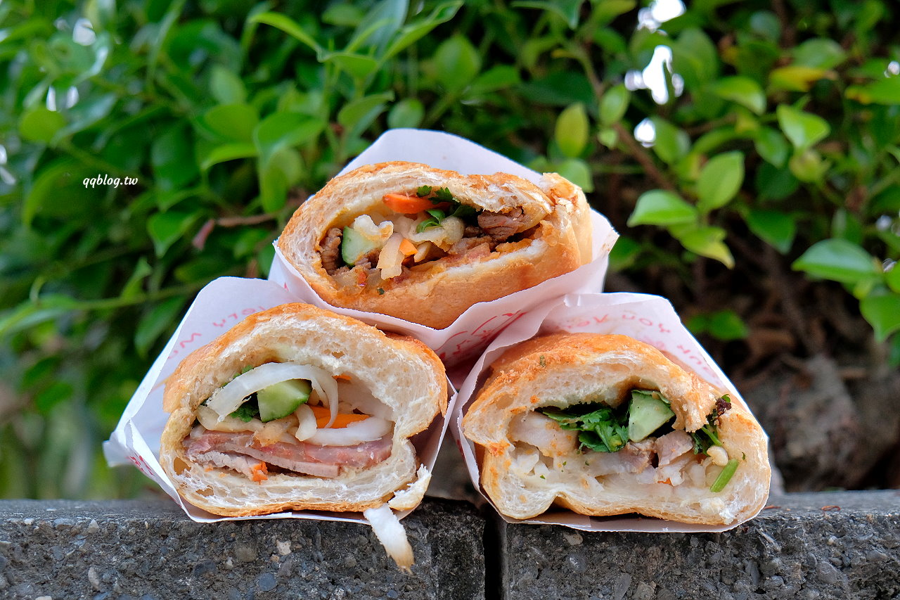 台中豐原︱Lò Bánh Mì Pasteur 豐原越南法國麵包工藝．口味清爽無負擔，一個就可以吃好飽 @QQ的懶骨頭