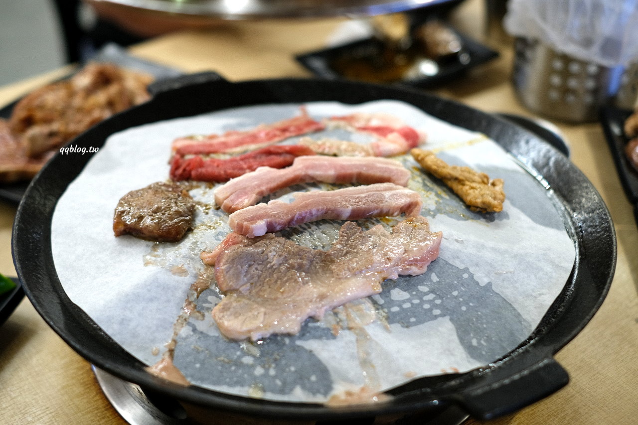台中大雅︱肉鮮生韓式烤肉 Mr.M.EAT．平價烤肉每人369元吃到飽，炸物、飲料、冰品、粥品無限享用 @QQ的懶骨頭