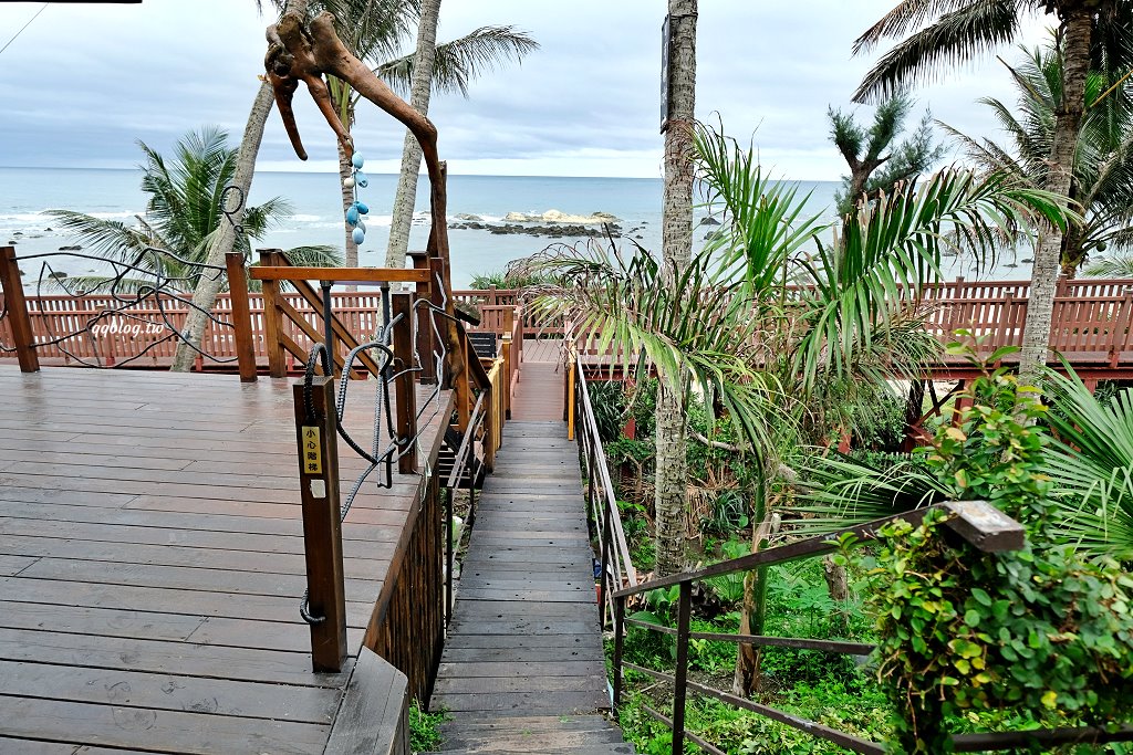 台東卑南︱可可娜咖啡 coconut cafe&#8217;．南洋風景觀海景咖啡館，很有置身在國外的異國風味 @QQ的懶骨頭