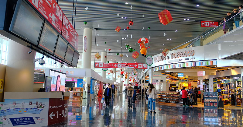 澳門︱澳門國際機場．美食街、免稅商店一次逛個夠 @QQ的懶骨頭