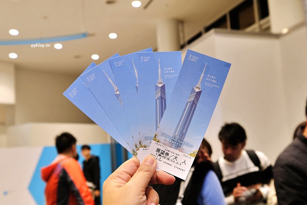 日本福岡︱福岡塔 Fukuoka Tower，日本三大高塔之一，四面環繞看盡美麗夜景 @QQ的懶骨頭