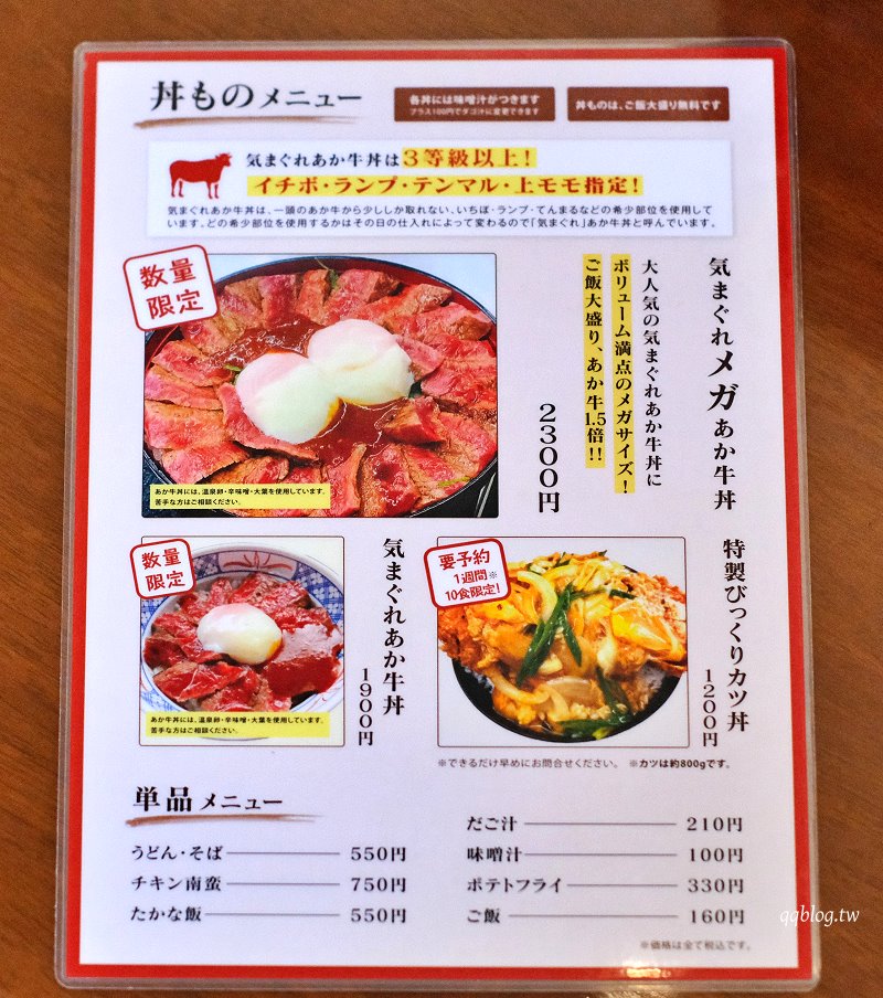 日本熊本︱やま康．山康阿蘇牛料理専門店，使用熊本縣產肥後赤牛的牛排丼 @QQ的懶骨頭