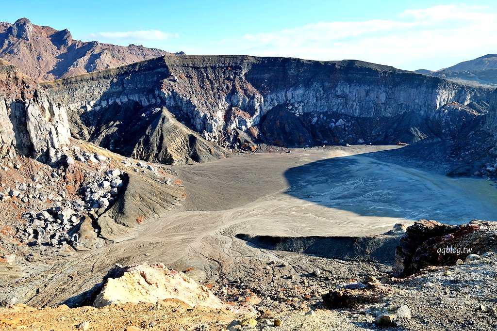 日本熊本︱阿蘇中岳火山口．近距離觀察活火山口噴發，熊本超人氣觀光景點 @QQ的懶骨頭