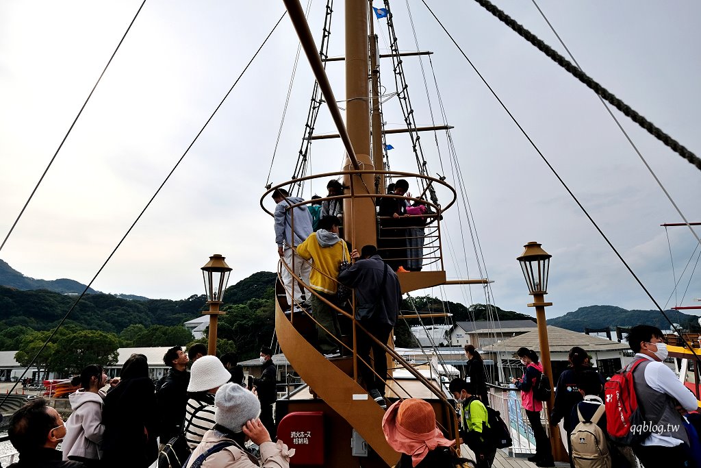 日本長崎︱佐世保九十九島．搭乘珍珠皇后號穿梭九十九島之間，日本百景之一 @QQ的懶骨頭