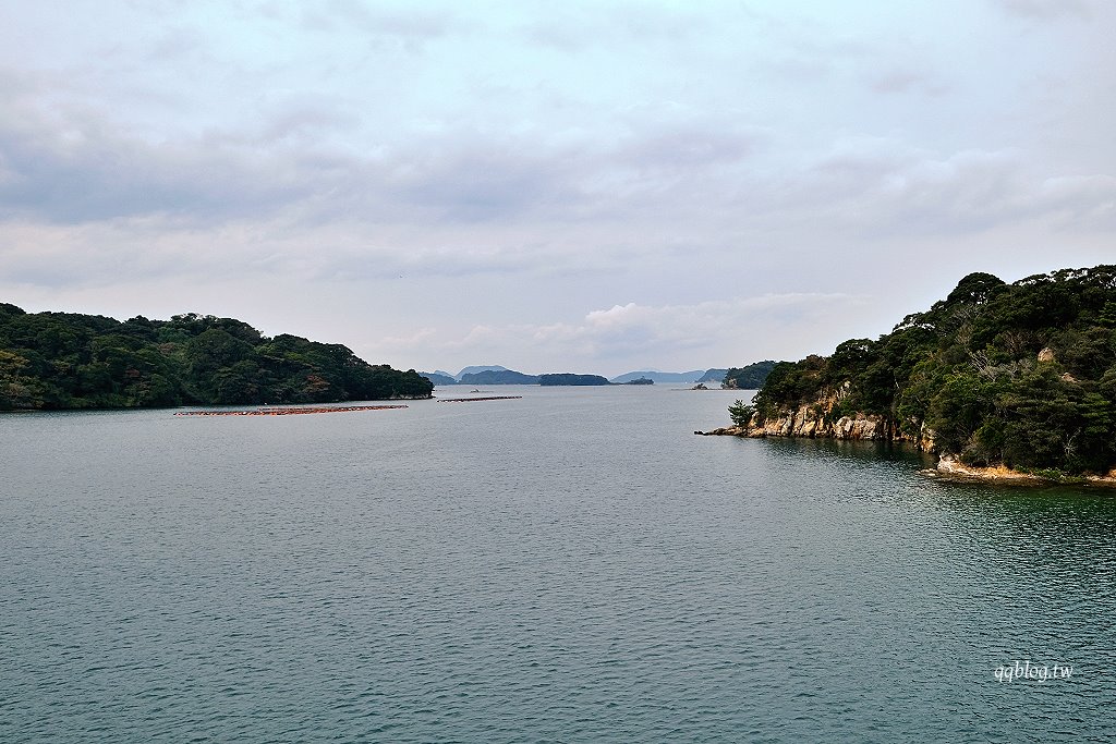 日本長崎︱佐世保九十九島．搭乘珍珠皇后號穿梭九十九島之間，日本百景之一 @QQ的懶骨頭