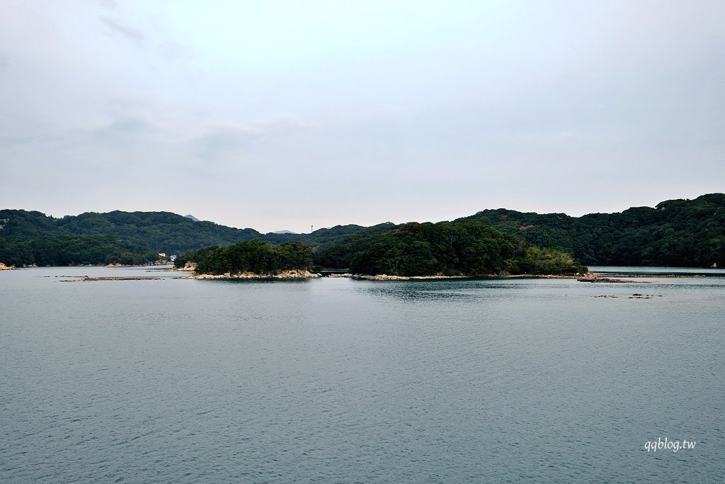 日本長崎︱佐世保九十九島．搭乘珍珠皇后號穿梭九十九島之間，日本百景之一 @QQ的懶骨頭