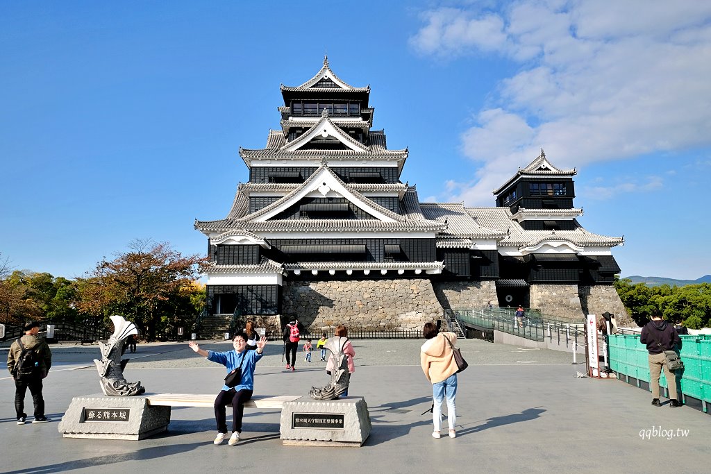 日本熊本︱熊本城．擁有400年歷史的熊本地標，日本三大名城之一，天守閣修復完成重新開放 @QQ的懶骨頭