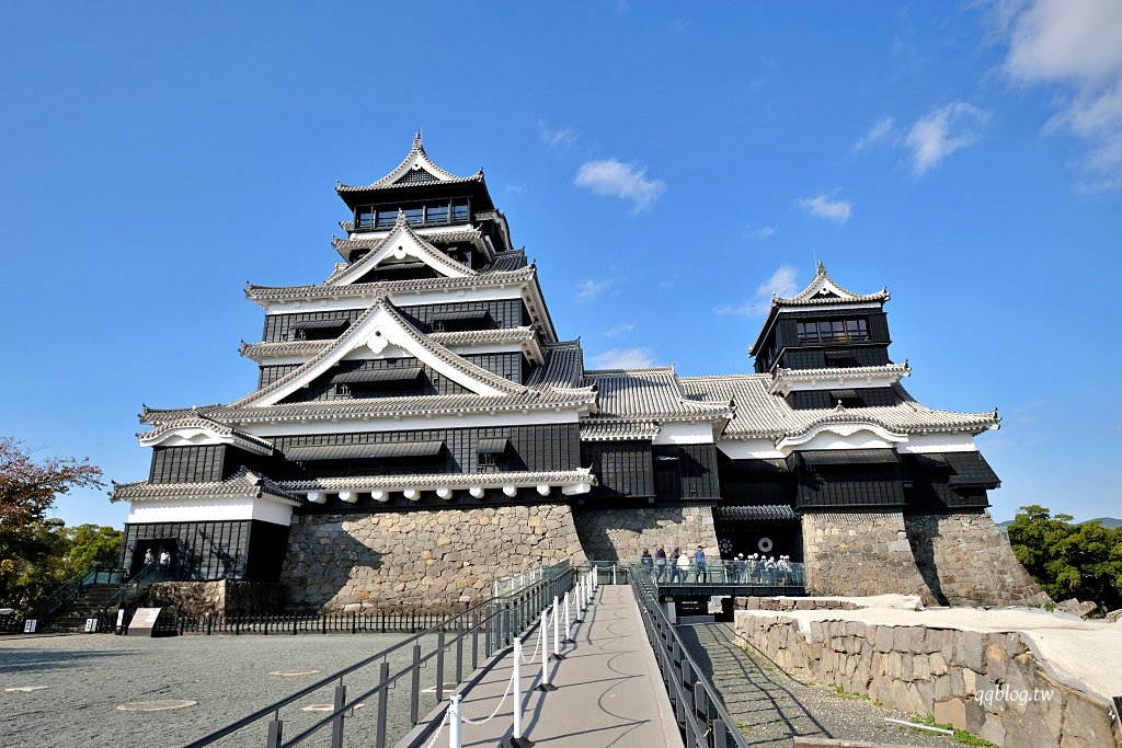 日本熊本︱熊本城．擁有400年歷史的熊本地標，日本三大名城之一，天守閣修復完成重新開放 @QQ的懶骨頭