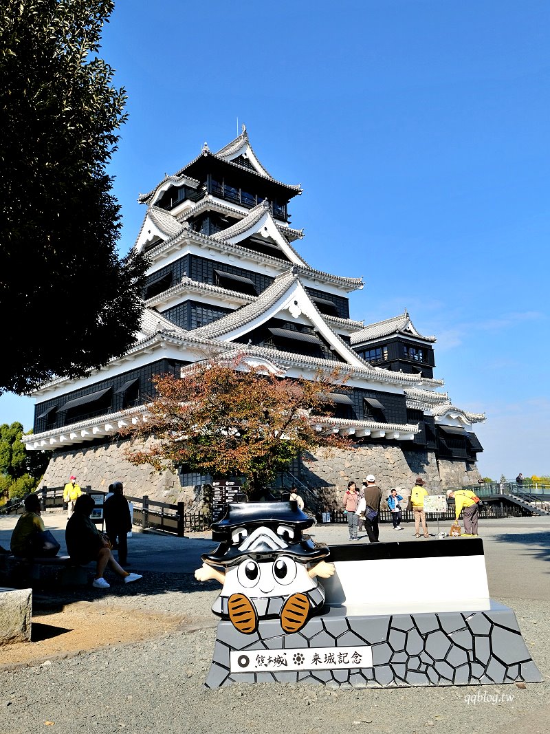 日本熊本︱熊本城．擁有400年歷史的熊本地標，日本三大名城之一，天守閣修復完成重新開放 @QQ的懶骨頭