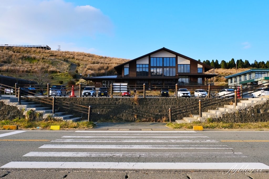 日本熊本︱草千里之濱．一望無際金黃色大草原，近距離接近馬兒，還可以騎馬 @QQ的懶骨頭