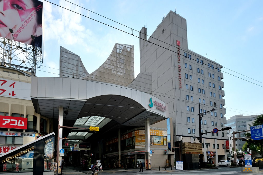 日本熊本︱熊本東急REI酒店．距離熊本城步行約10分鐘，熊本辛島町站對面，新市街商店旁 @QQ的懶骨頭