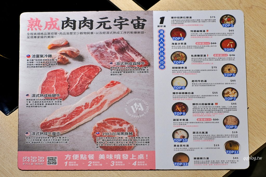 台中東區︱肉多多火鍋@秀泰站前店．平日午餐3.5小時慢慢吃，自助吧吃到飽 @QQ的懶骨頭