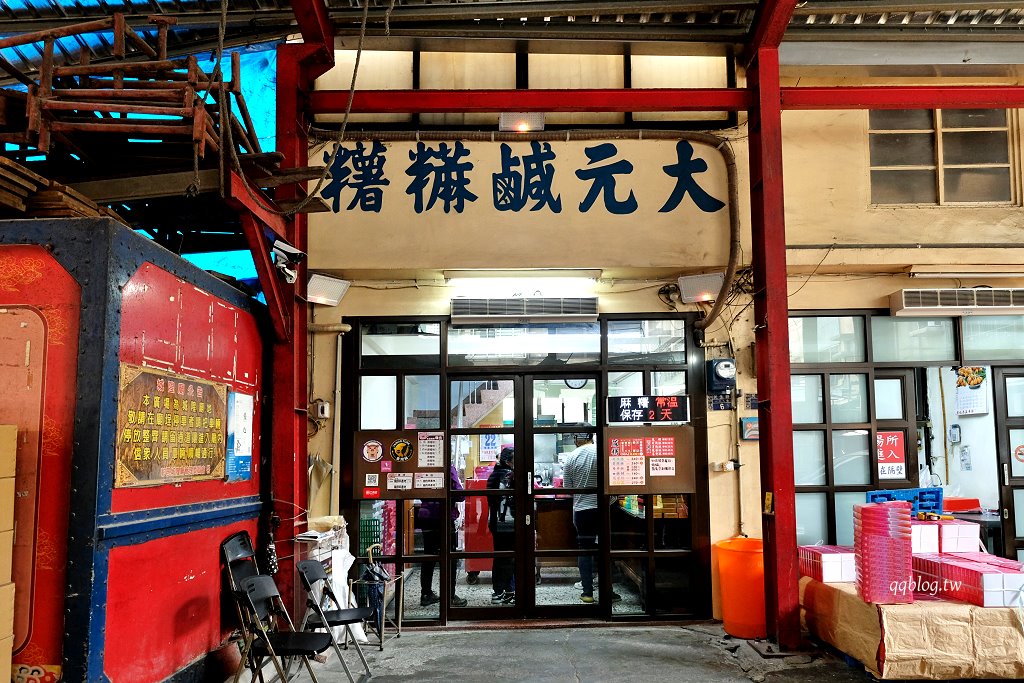 彰化︱大元餅行．隱身在城隍廟旁的老字號麻糬名店，最愛鹹口味，芋頭酥、彩頭酥也是超人氣 @QQ的懶骨頭