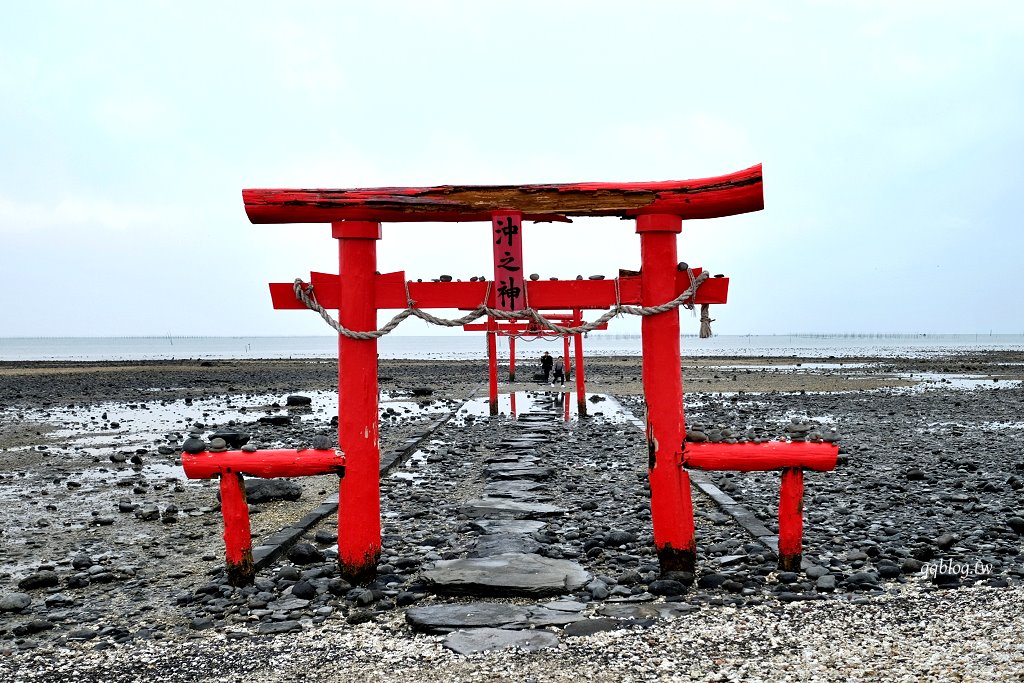 日本佐賀︱大魚神社．佐賀隱藏景點，太良町夢幻水上鳥居 @QQ的懶骨頭