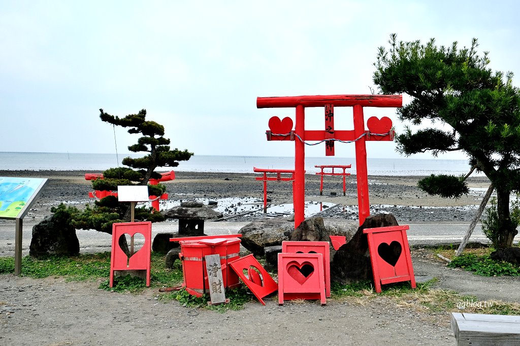 日本佐賀︱大魚神社．佐賀隱藏景點，太良町夢幻水上鳥居 @QQ的懶骨頭