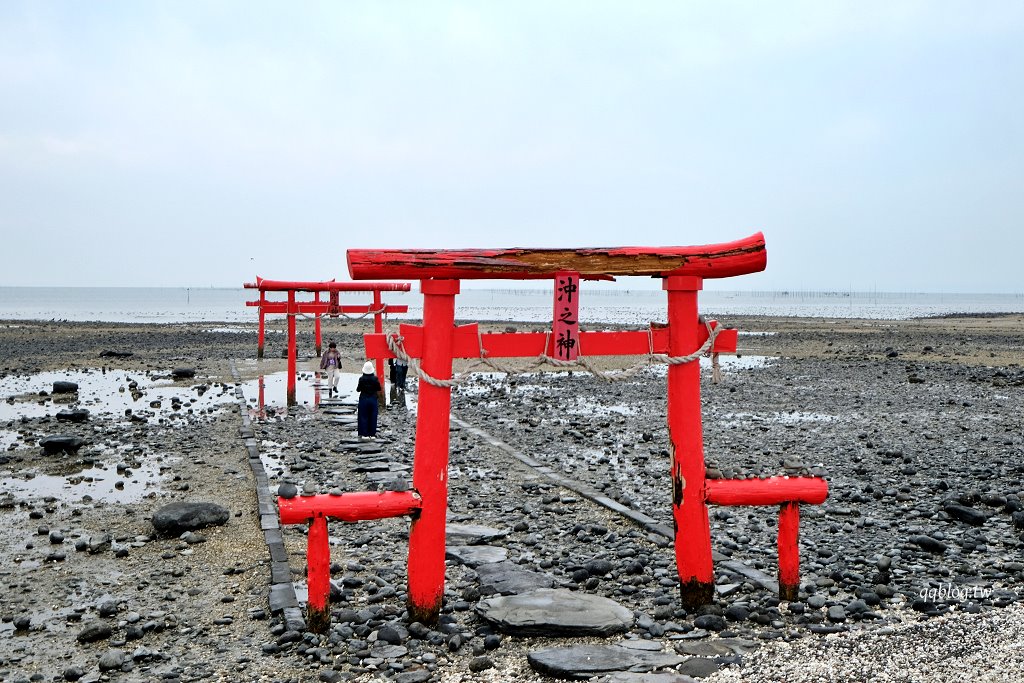 日本佐賀︱大魚神社．佐賀隱藏景點，太良町夢幻水上鳥居 @QQ的懶骨頭