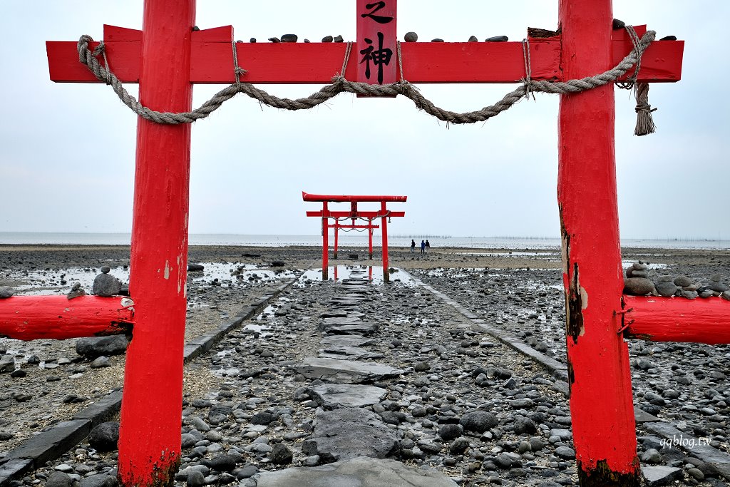 日本佐賀︱大魚神社．佐賀隱藏景點，太良町夢幻水上鳥居 @QQ的懶骨頭