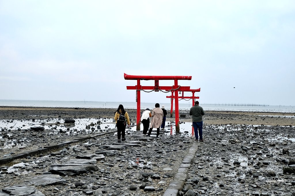 日本佐賀︱大魚神社．佐賀隱藏景點，太良町夢幻水上鳥居 @QQ的懶骨頭