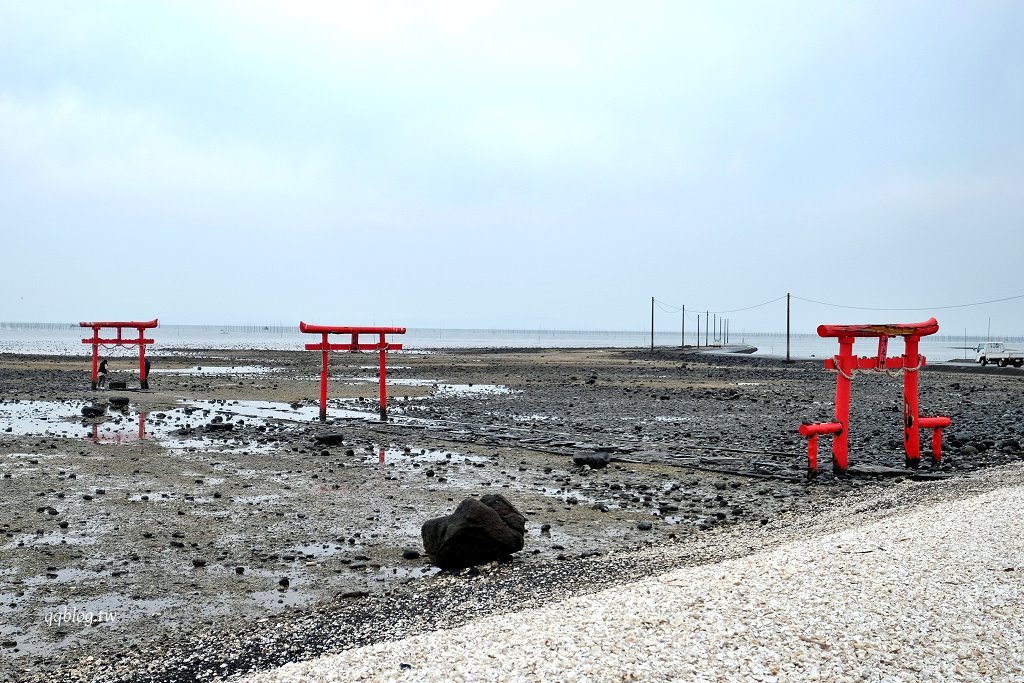 日本佐賀︱大魚神社．佐賀隱藏景點，太良町夢幻水上鳥居 @QQ的懶骨頭