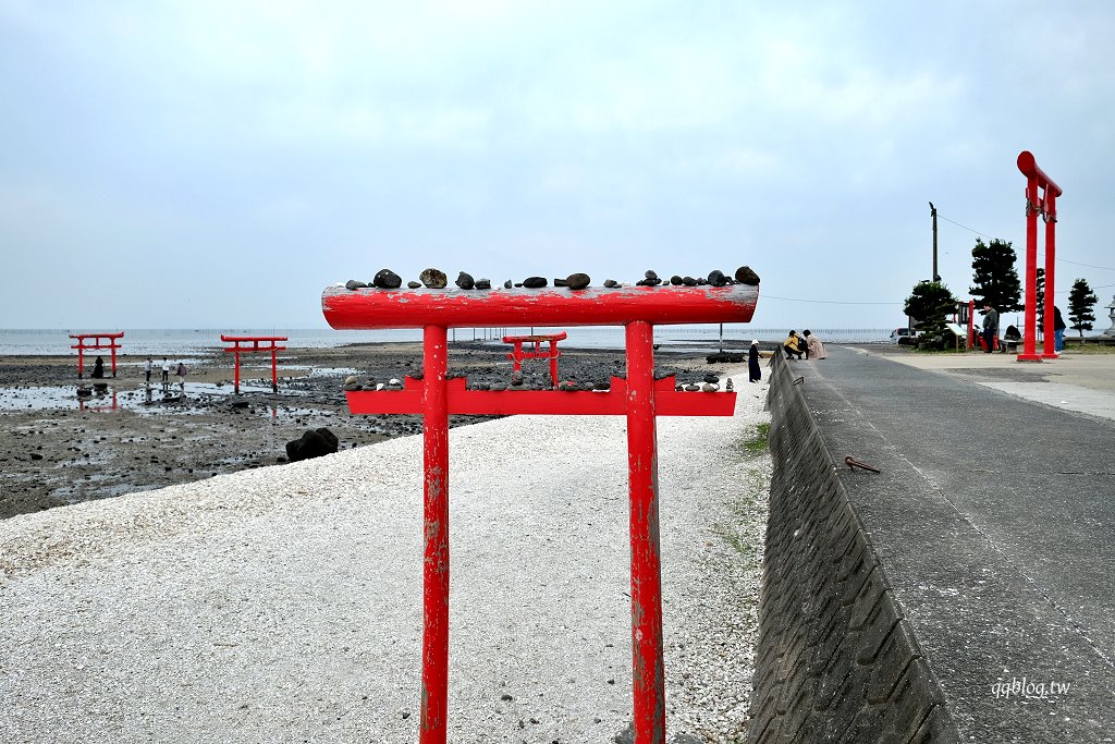 日本佐賀︱大魚神社．佐賀隱藏景點，太良町夢幻水上鳥居 @QQ的懶骨頭