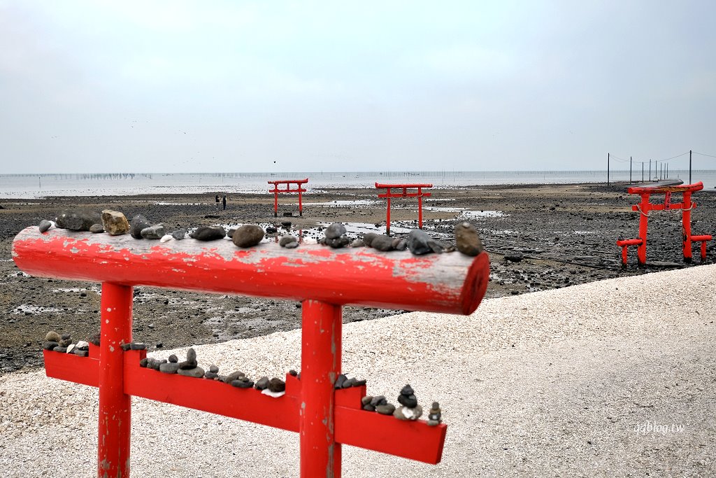 日本佐賀︱大魚神社．佐賀隱藏景點，太良町夢幻水上鳥居 @QQ的懶骨頭