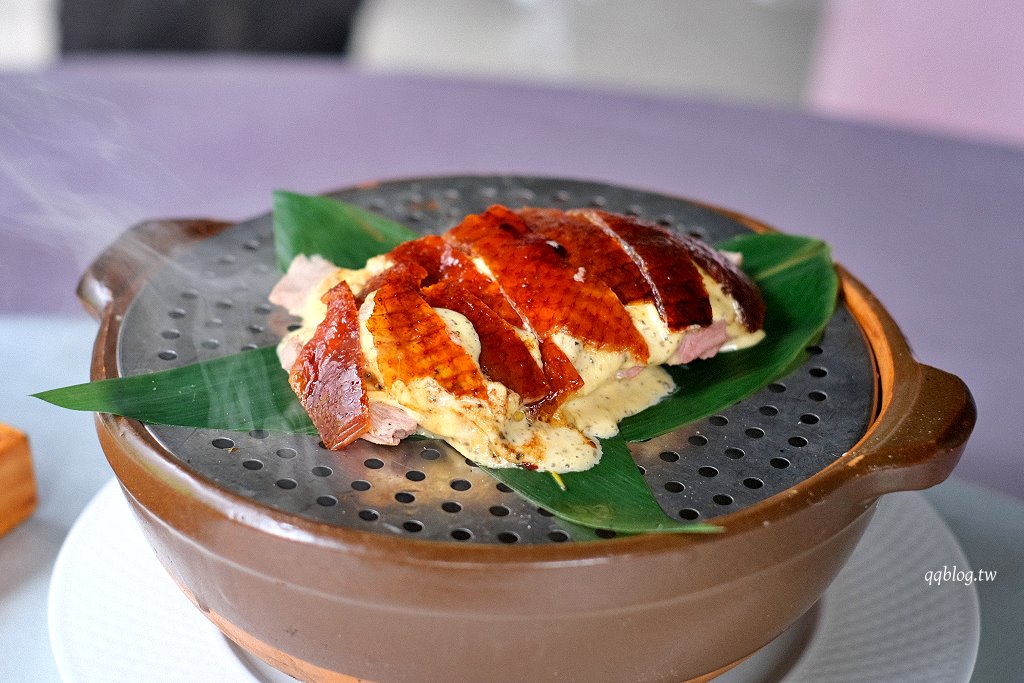 台中西區︱印月餐廳．創意東方料理中式經典菜，經典烤鴨一鴨三吃 @QQ的懶骨頭