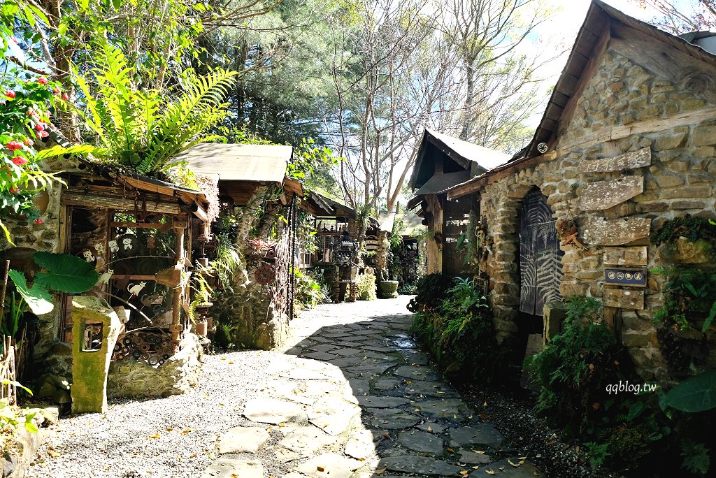 嘉義阿里山︱阿將的家23咖啡館．老闆夫妻一磚一瓦親手打造的石頭屋咖啡館 @QQ的懶骨頭