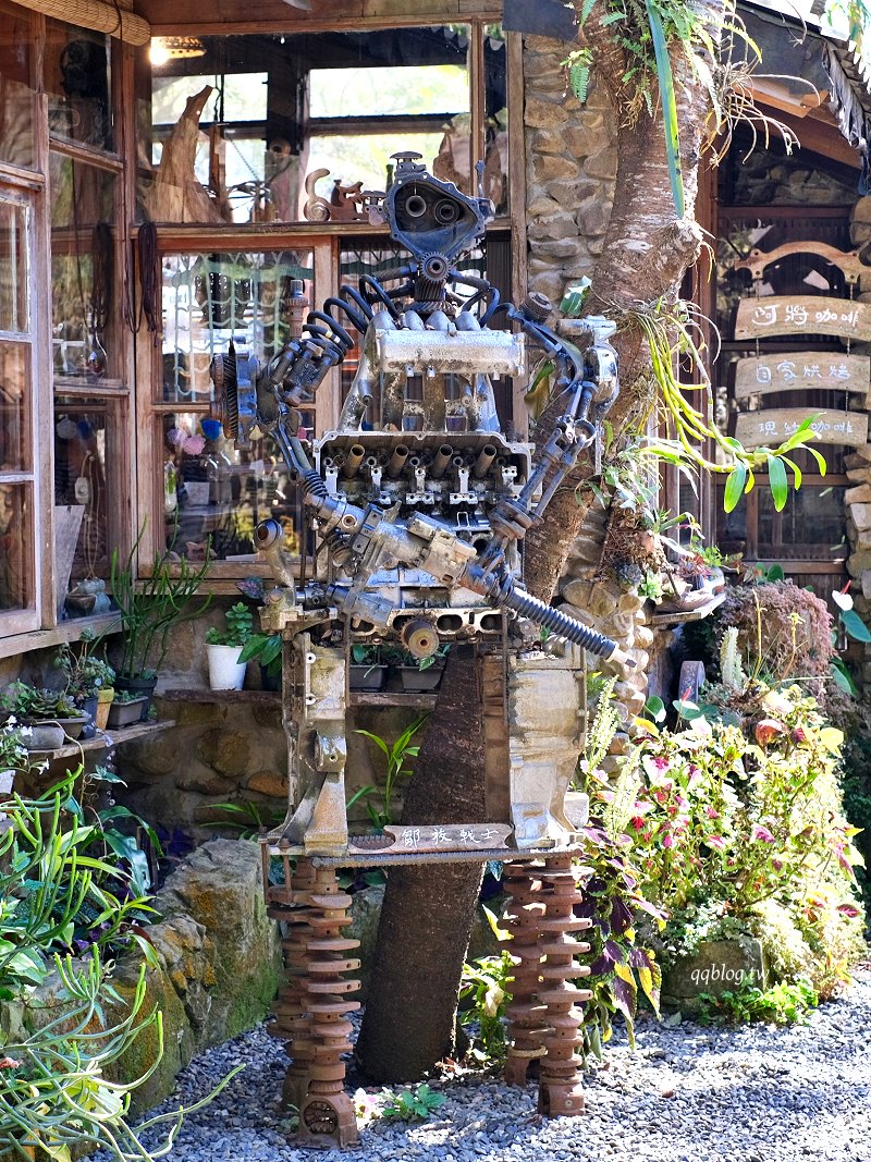 嘉義阿里山︱阿將的家23咖啡館．老闆夫妻一磚一瓦親手打造的石頭屋咖啡館 @QQ的懶骨頭