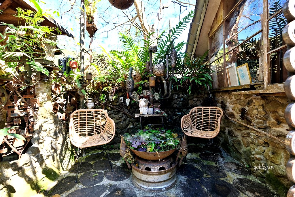 嘉義阿里山︱阿將的家23咖啡館．老闆夫妻一磚一瓦親手打造的石頭屋咖啡館 @QQ的懶骨頭