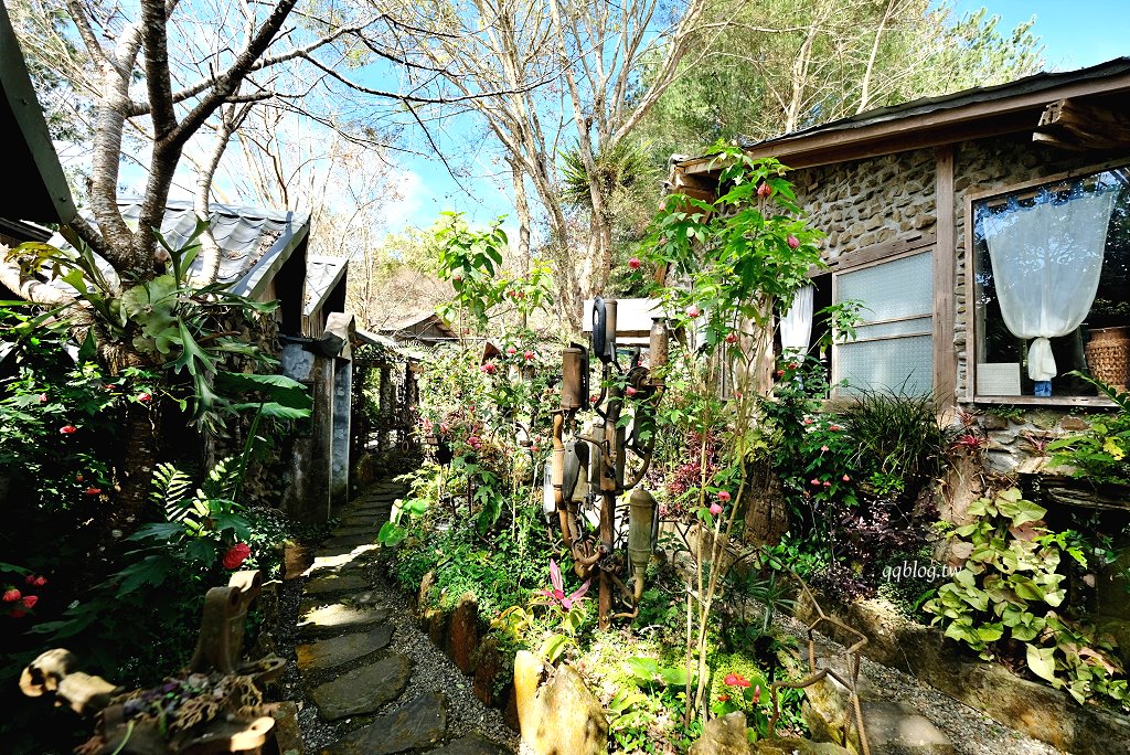 嘉義阿里山︱阿將的家23咖啡館．老闆夫妻一磚一瓦親手打造的石頭屋咖啡館 @QQ的懶骨頭