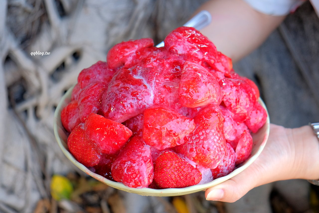 台南中西區︱冰鄉．台南超人氣冰品，季節限定草莓冰大口滿足，晚來只能等明年了 @QQ的懶骨頭