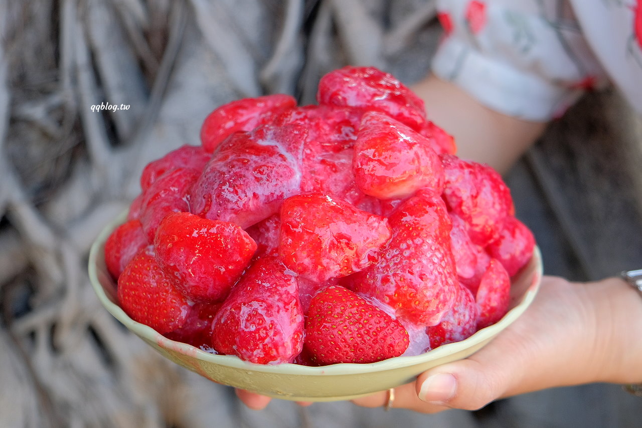 台南中西區︱冰鄉．台南超人氣冰品，季節限定草莓冰大口滿足，晚來只能等明年了 @QQ的懶骨頭