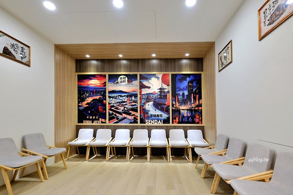 台中南屯︱平祿壽司 台中永順店．迴轉壽司第三家分店，限定口味只有這裡吃得到 @QQ的懶骨頭