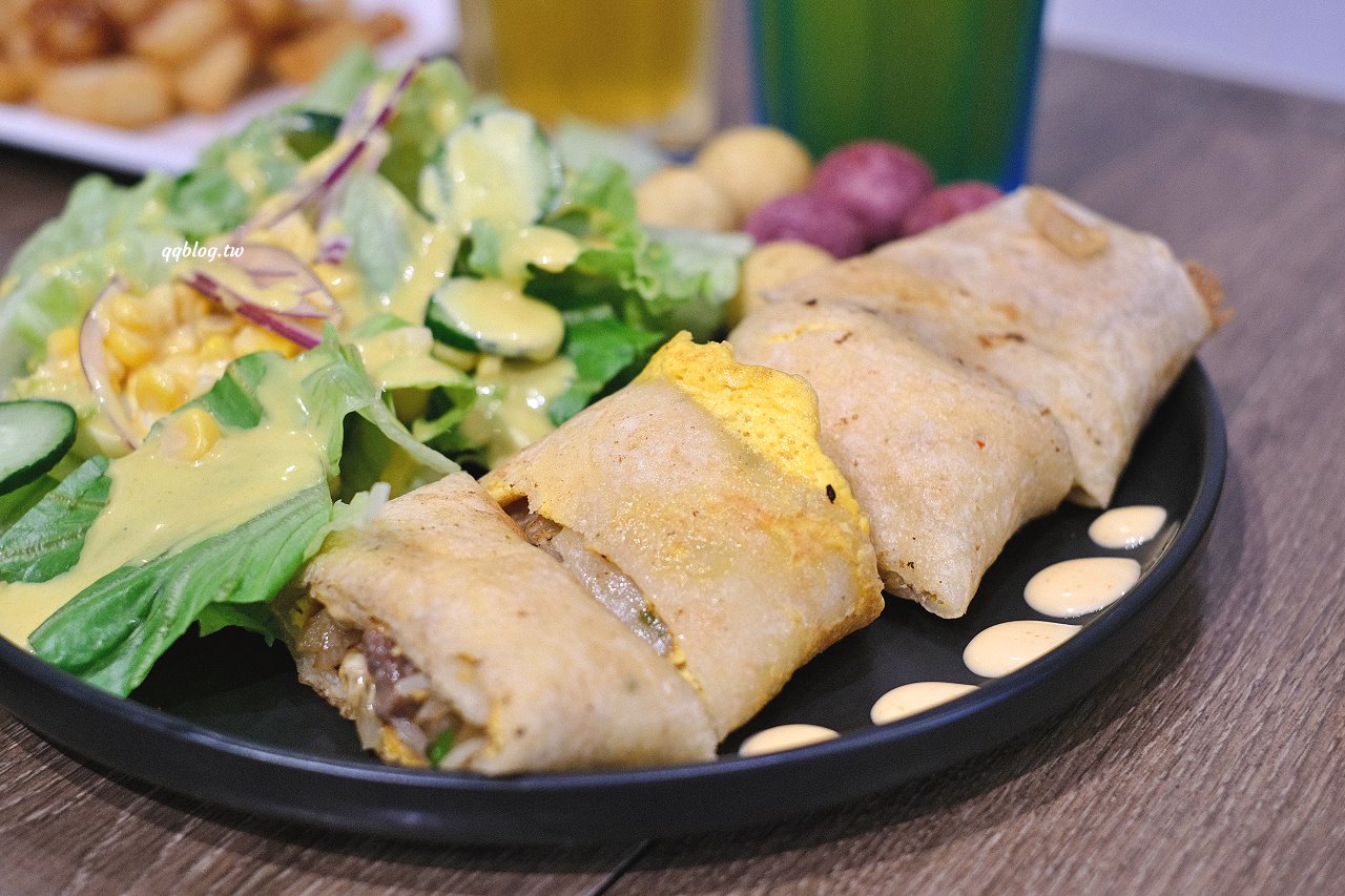 台中豐原︱木林森早午餐．充滿綠意的全天候早午餐，餐點選擇性多，口味也很好 @QQ的懶骨頭