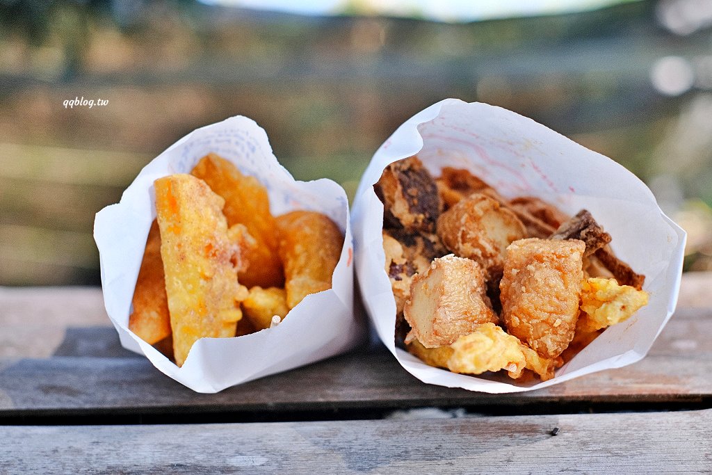 台中新社︱天下第一菇．一次品嚐四種酥炸鮮菇，酥脆鹹香又涮嘴 @QQ的懶骨頭