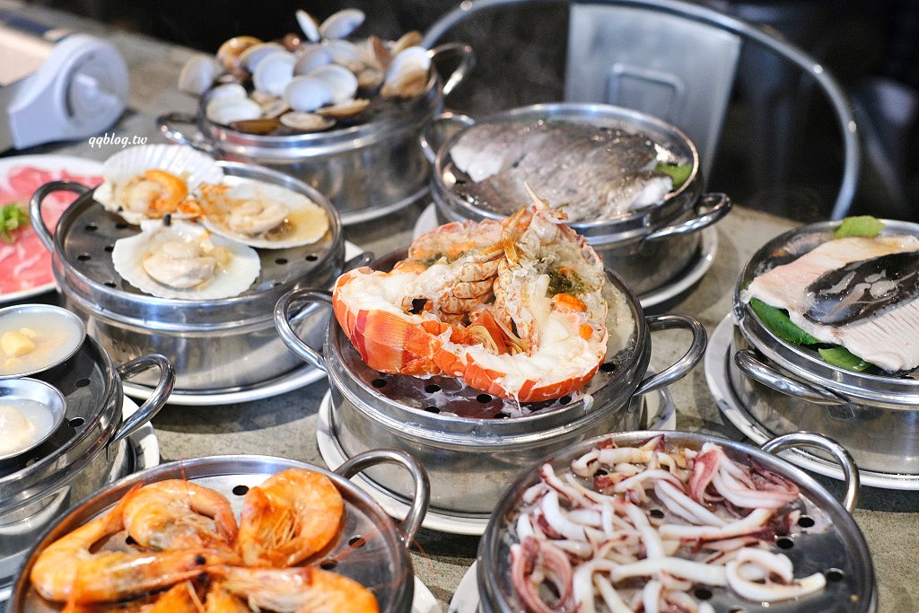 台中北區︱8德司創意餐館．8層蒸籠堆疊成一座101海鮮塔，IG爆紅美食 @QQ的懶骨頭