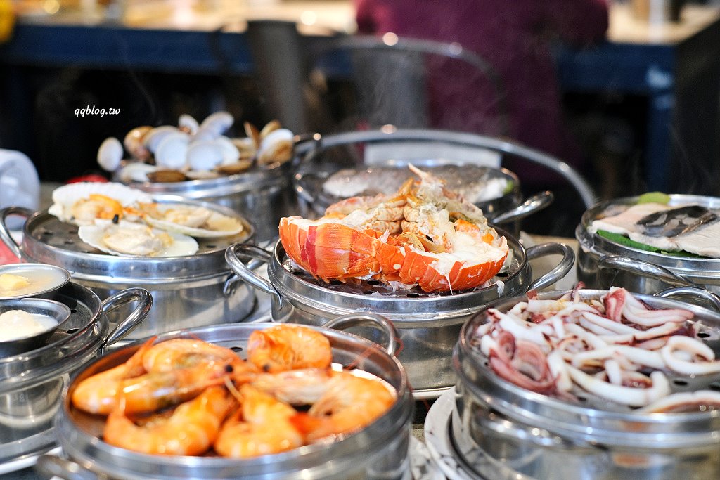 台中北區︱8德司創意餐館．8層蒸籠堆疊成一座101海鮮塔，IG爆紅美食 @QQ的懶骨頭