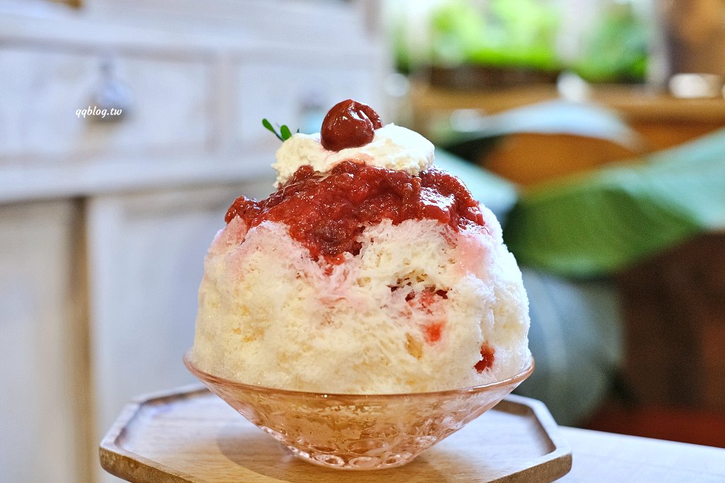 台中南屯︱花毛かき氷喫茶．隱身在黎明新村裡的老宅冰品店，限定口味也很值得一試 @QQ的懶骨頭