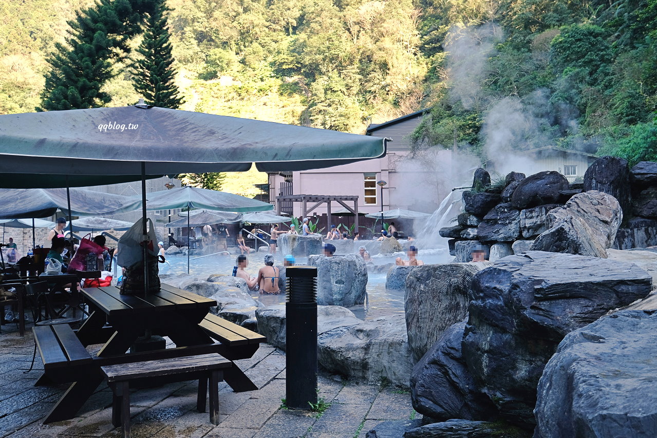 宜蘭大同︱鳩之澤溫泉．群山環繞絕美的岩石蛋溫泉，藍色泉水超夢幻 @QQ的懶骨頭