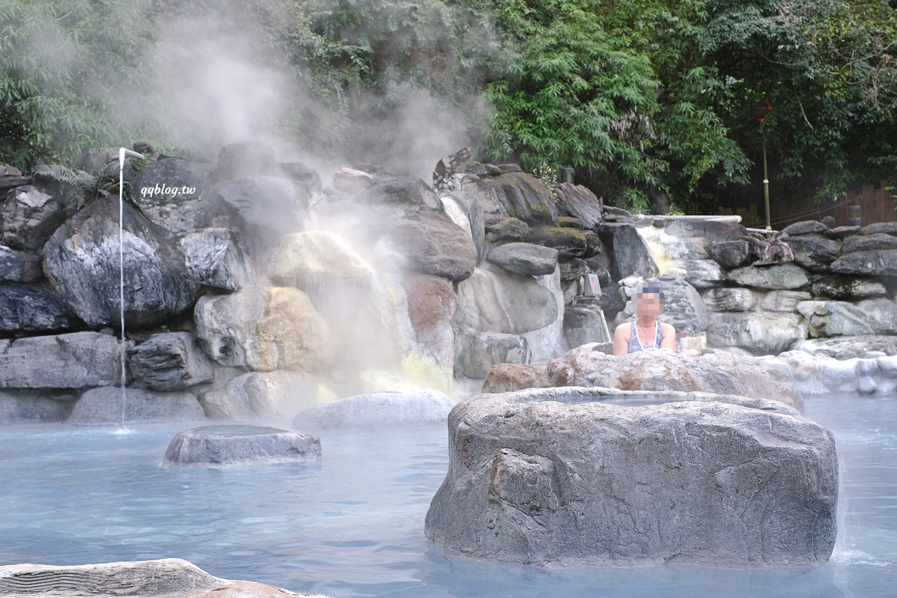 宜蘭大同︱鳩之澤溫泉．群山環繞絕美的岩石蛋溫泉，藍色泉水超夢幻 @QQ的懶骨頭