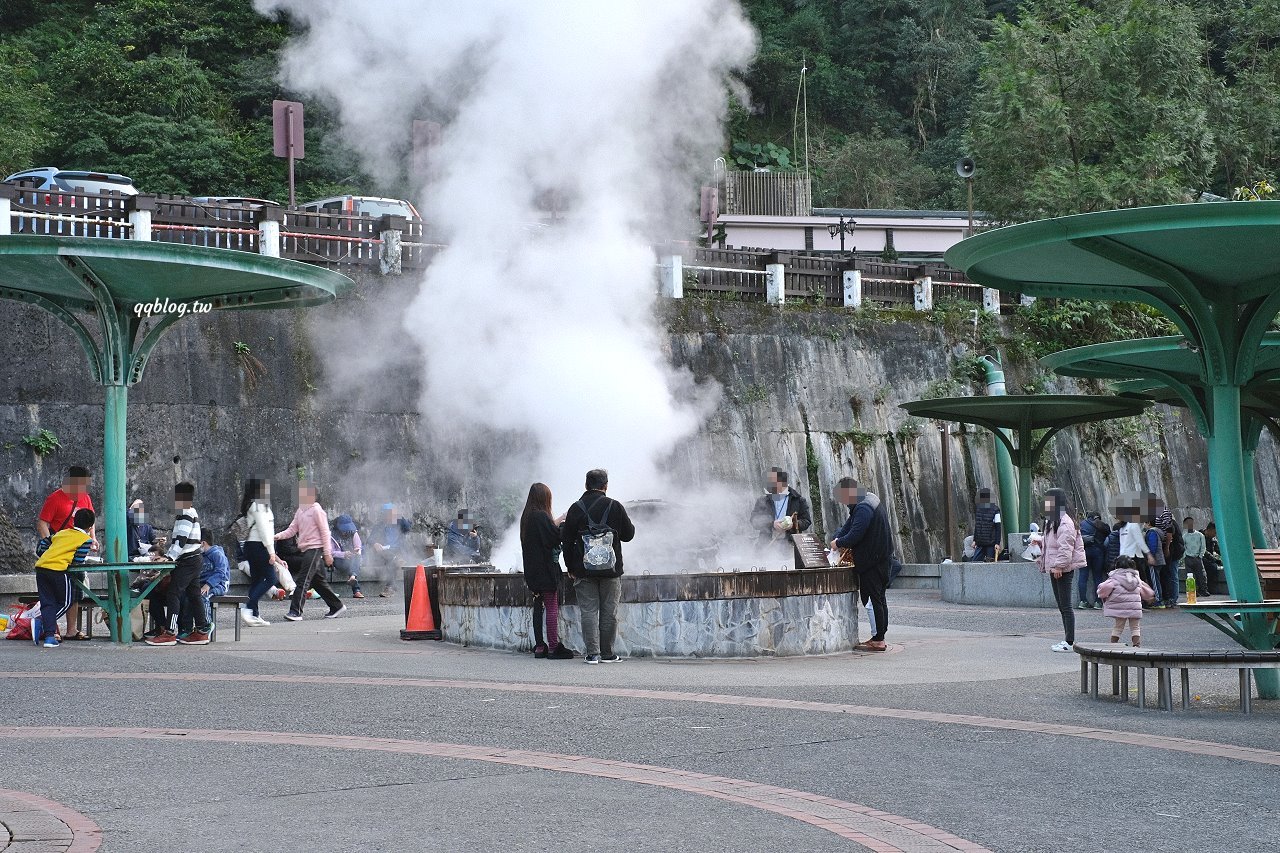 宜蘭大同︱鳩之澤溫泉．群山環繞絕美的岩石蛋溫泉，藍色泉水超夢幻 @QQ的懶骨頭