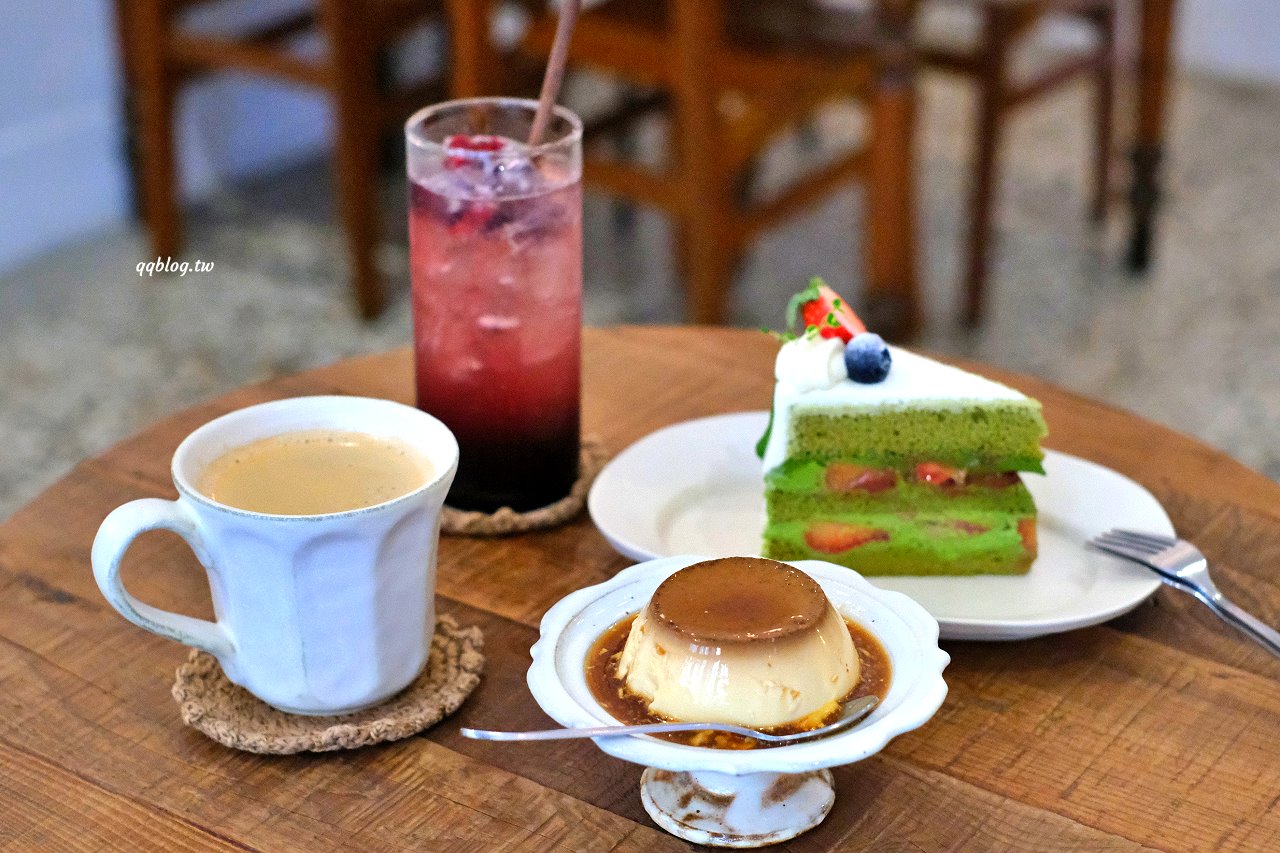 台中西屯︱來森もり．精誠商圈巷K弄裡的老宅甜點店，甜點有水準，還有萌萌的店貓麥芽坐陪 @QQ的懶骨頭