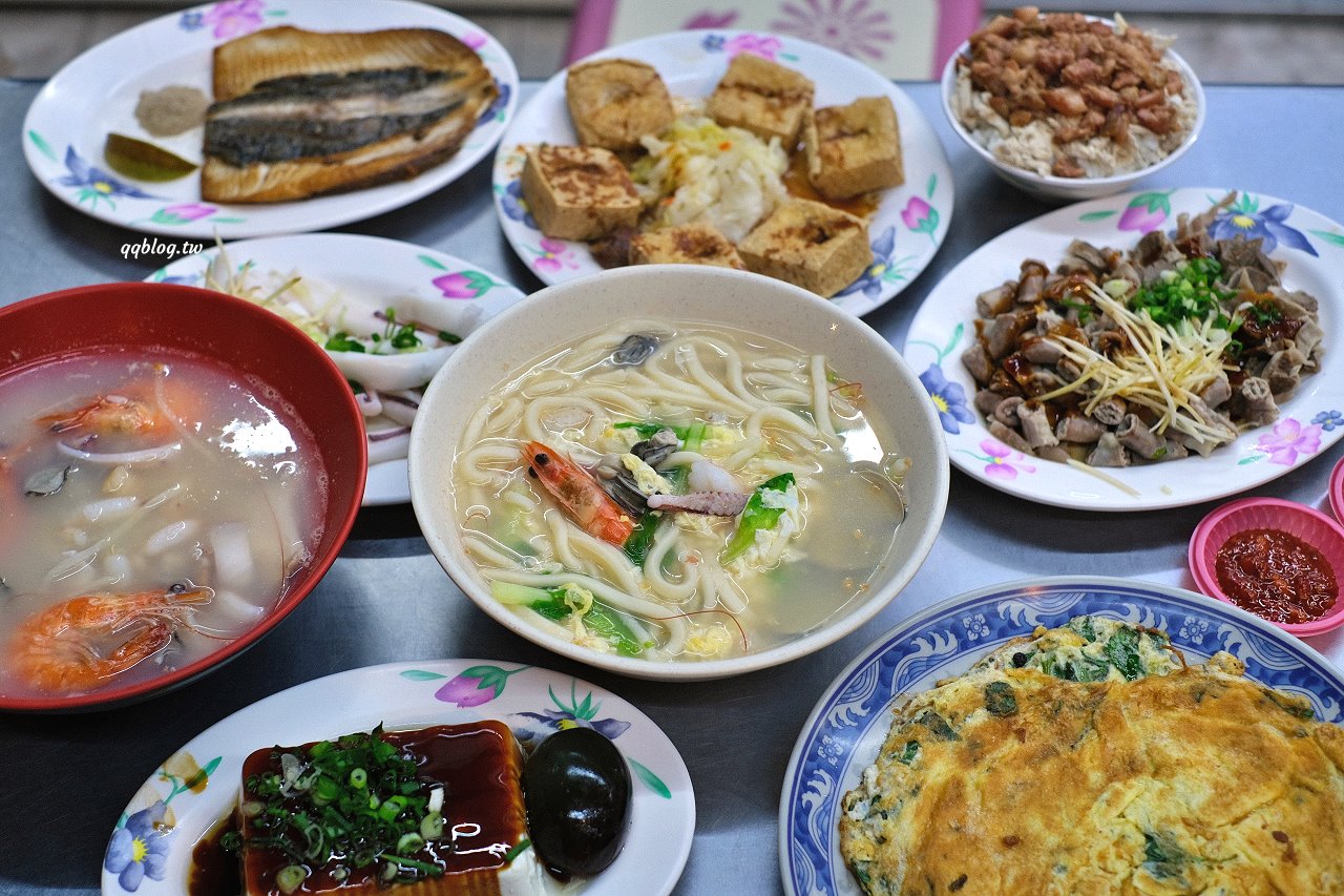 桃園中壢︱高雄海產粥．中壢夜市旁全天候營業小吃，營業到凌晨真的好適合夜貓子 @QQ的懶骨頭